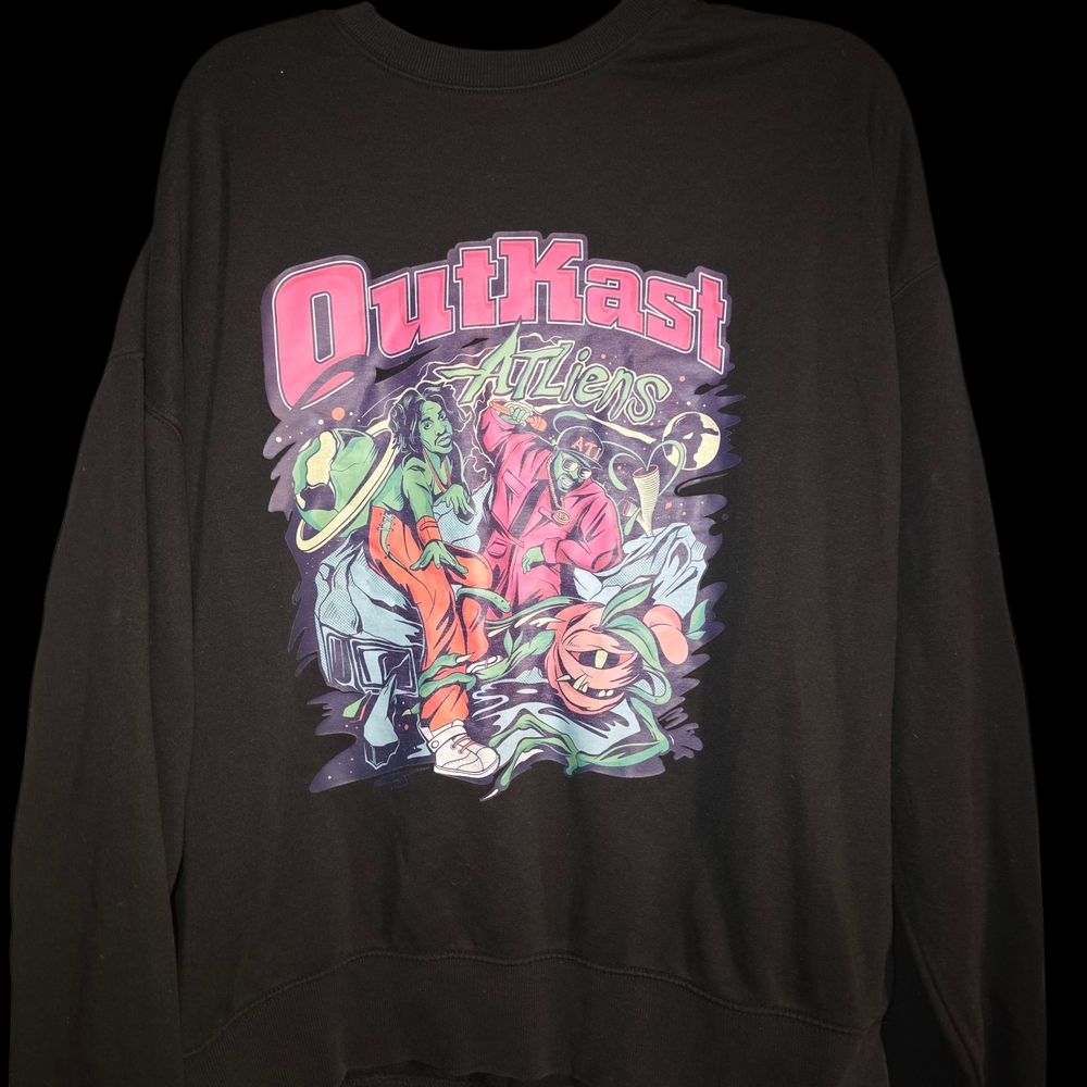 H&M OutKast Graphic Black Sweater